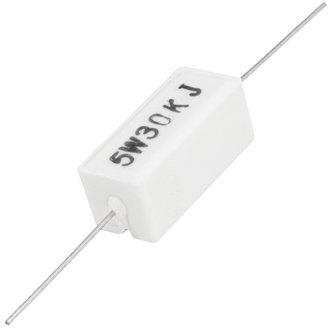 Мощные постоянные резисторы RX27-1 30 кОм 5W 5% / SQP5 RUICHI