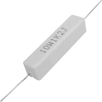 Мощные постоянные резисторы RX27-1 1.2 кОм 10W 5% / SQP10 RUICHI