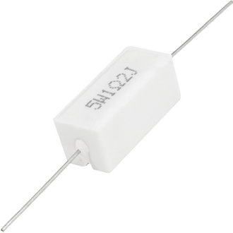 Мощные постоянные резисторы RX27-1 1.2 Ом 5W 5% / SQP5 RUICHI Мощные постоянные резисторы RX27-1 1.2 Ом 5W 5% / SQP5 RUICHI