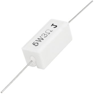 Мощные постоянные резисторы RX27-1 3 Ом 5W 5% / SQP5 XIN HUA