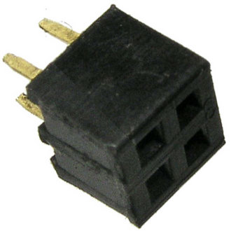 Штыри и гнезда для плат 2.00мм PBD2-4 (PBD2-2x2) 2.00 mm RUICHI Штыри и гнезда для плат 2.00мм PBD2-4 (PBD2-2x2) 2.00 mm RUICHI