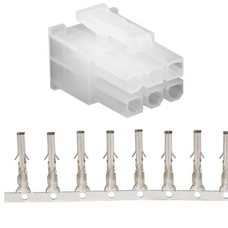 Разъемы питания низковольтные MF-2x3F+Terminal RUICHI Разъемы питания низковольтные MF-2x3F+Terminal RUICHI