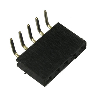 PBS-1x05R (PBS-05R)шаг 2.54 мм