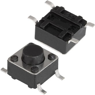 Тактовые кнопки KAN0642-0501B 6x6x5 mm SMD RUICHI Тактовые кнопки KAN0642-0501B 6x6x5 mm SMD RUICHI