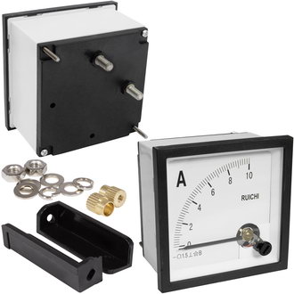 Приборы постоянного тока Амперметр   10А    (72х72) RUICHI Приборы постоянного тока Амперметр   10А    (72х72) RUICHI