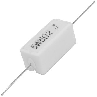 Мощные постоянные резисторы RX27-1 6.2 Ом 5W 5% / SQP5 RUICHI
