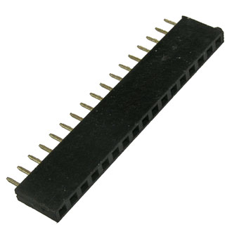 PBS-1x17 (PBS-17)шаг 2.54 мм