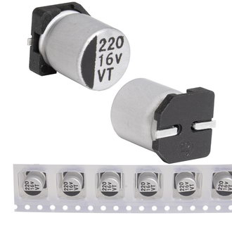 Чип электролиты 220 uF 16 V 105C 6.3*7.7 VT JWCO