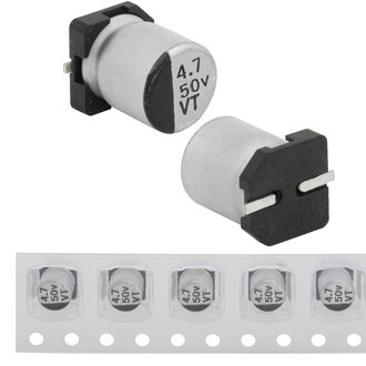 Чип электролиты 4.7 uF 50 V 105C 4*5.4 VT JWCO