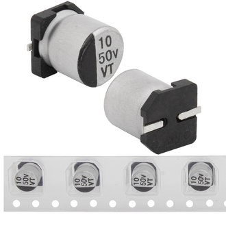 Чип электролиты 10 uF 50 V 105C 5*5.4 VT JWCO