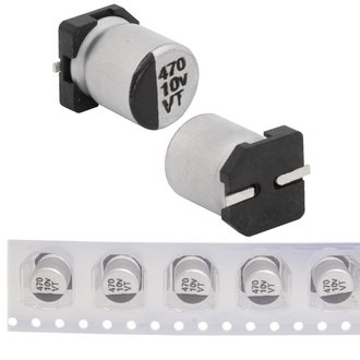 Чип электролиты 470 uF 10 V 105C 6.3*7.7 VT JWCO