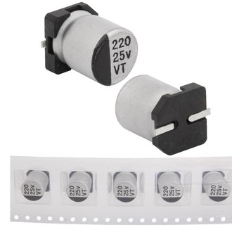 Чип электролиты 220 uF 25 V 105C 8*10.5 VT JWCO