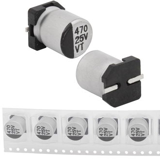 Чип электролиты 470 uF 25 V 105C 10*10.5 VT JWCO
