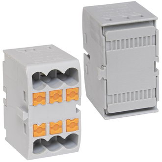 Клеммные колодки на динрейку СМК 226A-3P RUICHI Клеммные колодки на динрейку СМК 226A-3P RUICHI