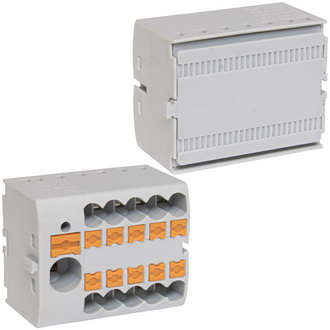 Клеммные колодки на динрейку СМК 227G-5P RUICHI Клеммные колодки на динрейку СМК 227G-5P RUICHI