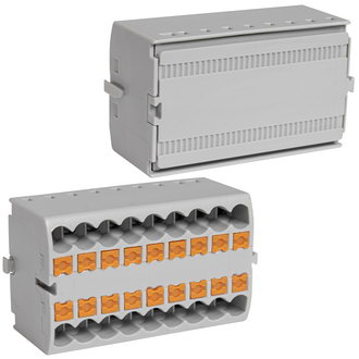 Клеммные колодки на динрейку СМК 226A-9P RUICHI Клеммные колодки на динрейку СМК 226A-9P RUICHI