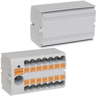 Клеммные колодки на динрейку СМК 227G-7P RUICHI Клеммные колодки на динрейку СМК 227G-7P RUICHI