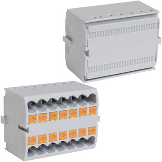 Клеммные колодки на динрейку СМК 226A-7P RUICHI Клеммные колодки на динрейку СМК 226A-7P RUICHI