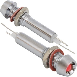 Светодиоды в корпусе L-614-R 12v (6mm) RUICHI Светодиоды в корпусе L-614-R 12v (6mm) RUICHI