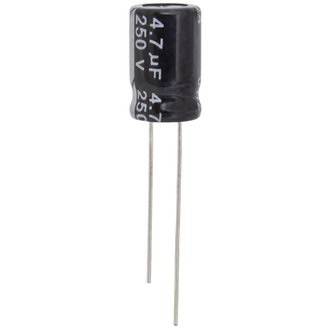 Электролитические конденсаторы 4.7 UF 250V 105*C 6*12 (JWCO) JWCO