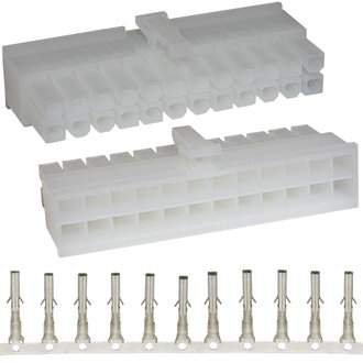 Разъемы питания низковольтные MF-2x12F+Terminal RUICHI Разъемы питания низковольтные MF-2x12F+Terminal RUICHI