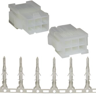 Разъемы питания низковольтные MF-2x3M + terminals RUICHI Разъемы питания низковольтные MF-2x3M + terminals RUICHI