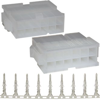 Разъемы питания низковольтные MF-2x6M+Terminal RUICHI Разъемы питания низковольтные MF-2x6M+Terminal RUICHI