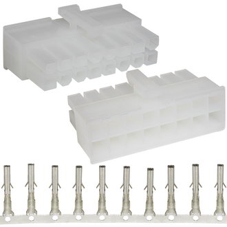 Разъемы питания низковольтные MF-2x8F+ terminals RUICHI Разъемы питания низковольтные MF-2x8F+ terminals RUICHI