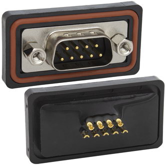 D-SUB DB-9M IP67 screw RUICHI