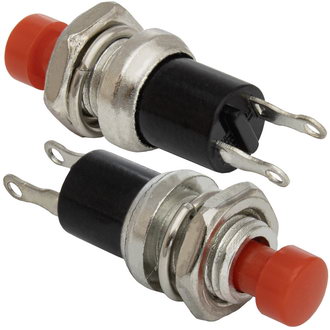 Кнопочные переключатели PBS-10B off-(on) красный RUICHI