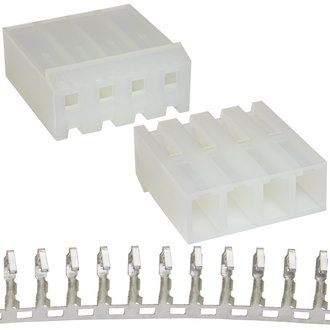 Разъемы питания низковольтные PHU-04 pitch 3.96 mm+Terminal RUICHI Разъемы питания низковольтные PHU-04 pitch 3.96 mm+Terminal RUICHI