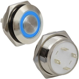 Кнопки антивандальные GQ16TF-10E/B/N off-(on) RUICHI Кнопки антивандальные GQ16TF-10E/B/N off-(on) RUICHI