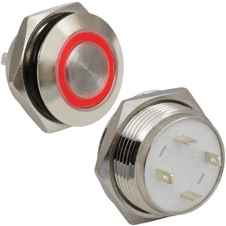 Кнопки антивандальные GQ16TF-10E/R/N off-(on) RUICHI Кнопки антивандальные GQ16TF-10E/R/N off-(on) RUICHI