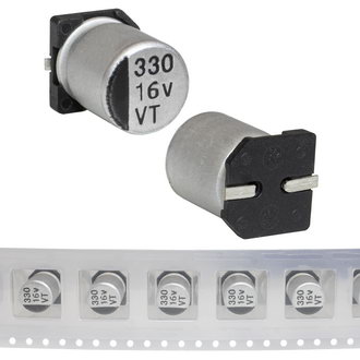 Чип электролиты 330 UF 16 V 105C 8*10.5 VT JWCO