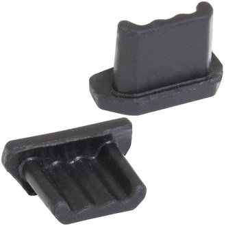 USB Rubber plug microUSB 02 black RUICHI USB Rubber plug microUSB 02 black RUICHI