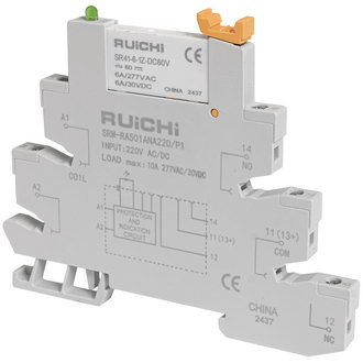 Интерфейсные модули реле SRM-RA501AND220/P1 RUICHI Интерфейсные модули реле SRM-RA501AND220/P1 RUICHI