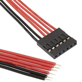 Межплатные кабели питания BLS-6 AWG26 0.11m RUICHI