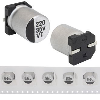 Чип электролиты 220 uF 35 V 105C 8*10.5 VT JWCO