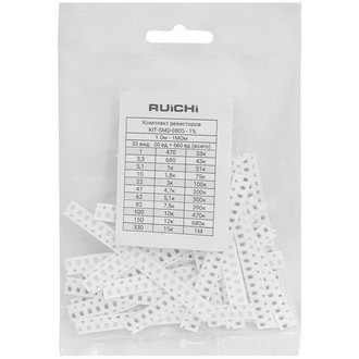 SMD резисторы KIT-SMD-0805-1-660-33 RUICHI