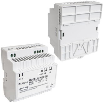 Источники питания на DIN-рейку DR-60-24 RUICHI Источники питания на DIN-рейку DR-60-24 RUICHI