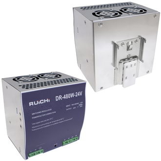 Источники питания на DIN-рейку DR-480-24 RUICHI