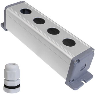 Корпуса кнопочных постов BP-AL-4-19-W RUICHI Корпуса кнопочных постов BP-AL-4-19-W RUICHI