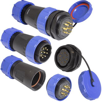 Герметичные разъемы SZC28 9P-M-FB SZC