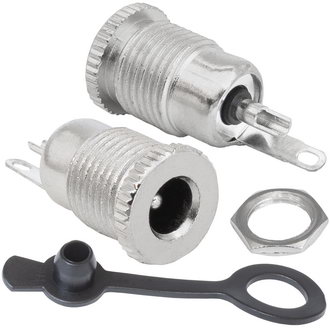 Разъемы питания штырьковые TC 5.5 х 2.1mm cap RUICHI Разъемы питания штырьковые TC 5.5 х 2.1mm cap RUICHI