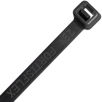 Кабельные стяжки КСС 5*400 (ч) (100шт) FortisfIex Кабельные стяжки КСС 5*400 (ч) (100шт) FortisfIex