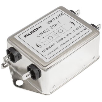 Сетевые фильтры CW4L2-20A-T RUICHI Сетевые фильтры CW4L2-20A-T RUICHI