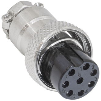 Цилиндрические малогабаритные GX16M-8A RUICHI Цилиндрические малогабаритные GX16M-8A RUICHI