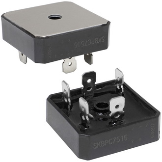 Диодные мосты SKBPC7516 75A 1600V 3 phase RUICHI Диодные мосты SKBPC7516 75A 1600V 3 phase RUICHI