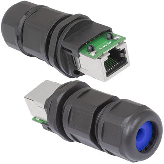 Герметичные разъемы RJ45-20P ip68 RUICHI