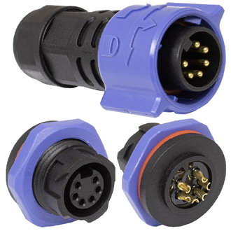 Герметичные разъемы SZC20B-6P-M-FB SZC